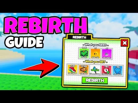 REBIRTH Guide - How to Rebirth and All Rewards [STEAL A FISH] Roblox